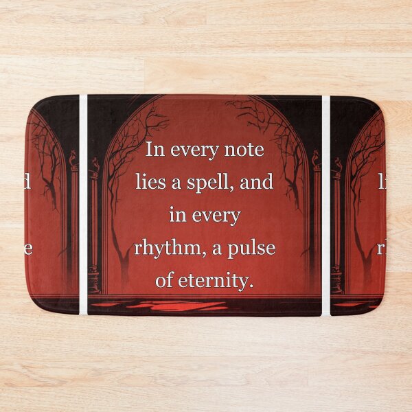 Item preview, In every note lies a spell, and in every rhythm, a pulse of eternity. designed and sold by vagar.