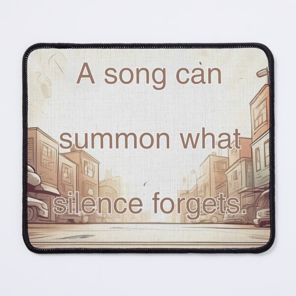 Item preview, A song can summon what silence forgets. designed and sold by vagar.