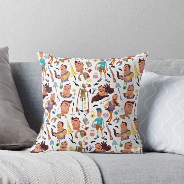 Item preview, Hello Neighbor, colorful comic pattern designed and sold by Mauswohn.