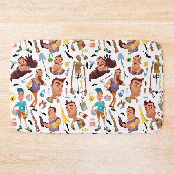 Item preview, Hello Neighbor, colorful comic pattern designed and sold by Mauswohn.