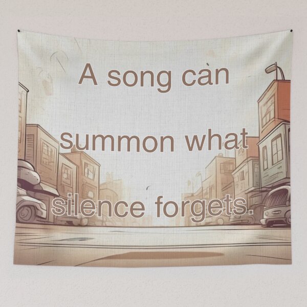 Item preview, A song can summon what silence forgets. designed and sold by vagar.