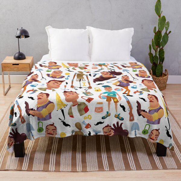 Item preview, Hello Neighbor, colorful comic pattern designed and sold by Mauswohn.