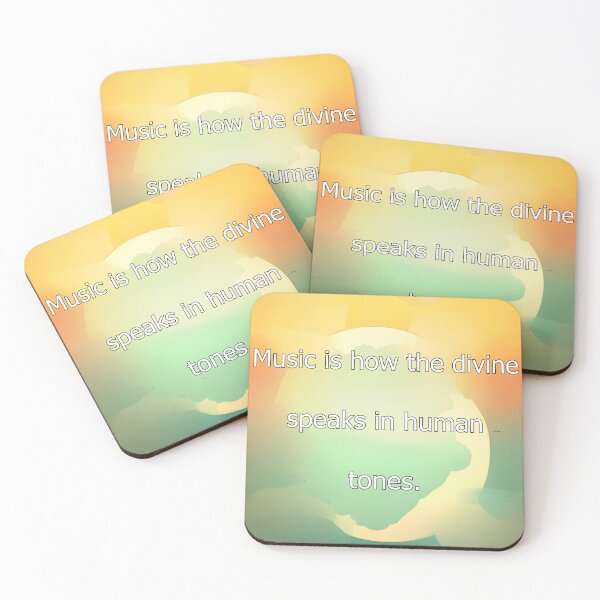 Item preview, Music is how the divine speaks in human tones. designed and sold by vagar.