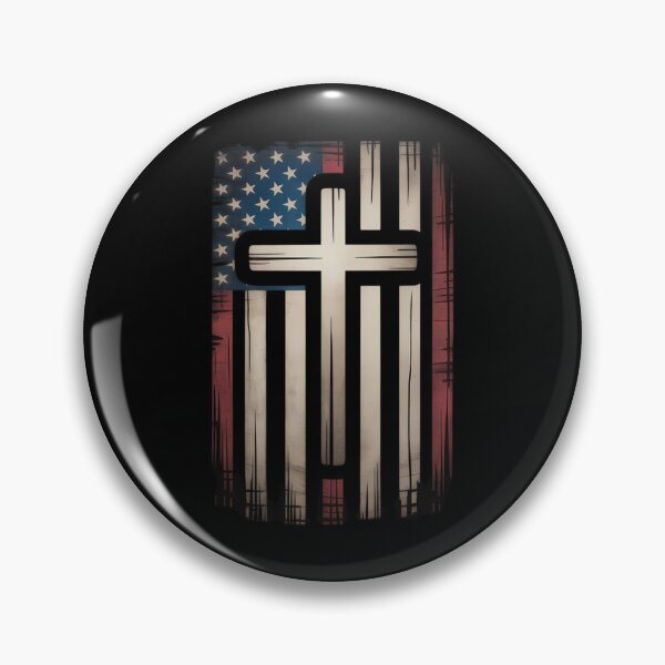 Item preview, American US Flag Cross Christian  designed and sold by TrinaEspinoza.