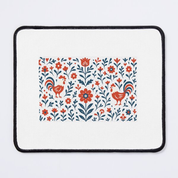 Item preview, Slavic Folk Rooster Floral Pattern designed and sold by SlavicFolk.