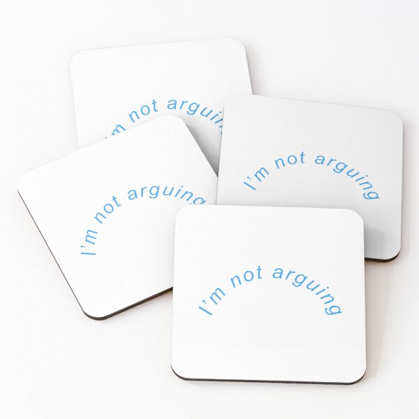 Item preview, Curved Minimal Quote – I’m Not Arguing designed and sold by Shaanstores.