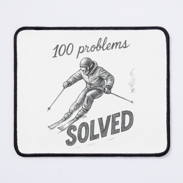 Item preview, 100 Problems Solved – Downhill Freedom Breathe in. Carve out. Let go. designed and sold by R3X .