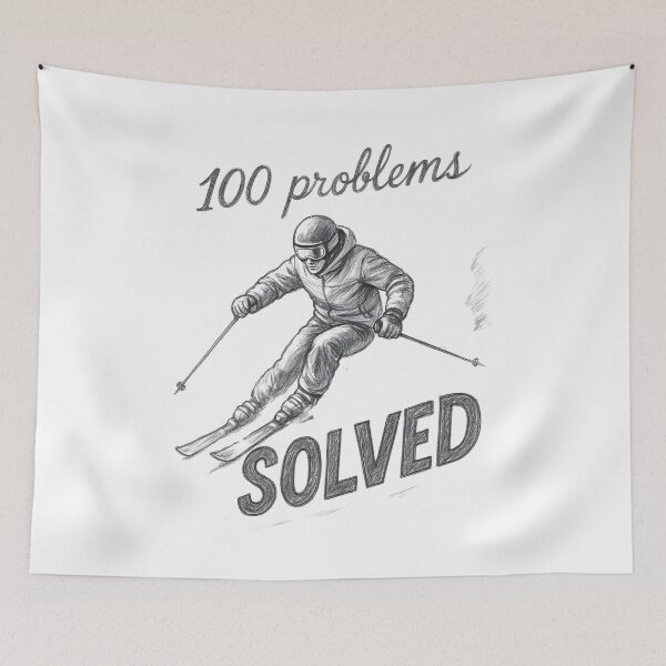 Item preview, 100 Problems Solved – Downhill Freedom Breathe in. Carve out. Let go. designed and sold by R3XFORGE.