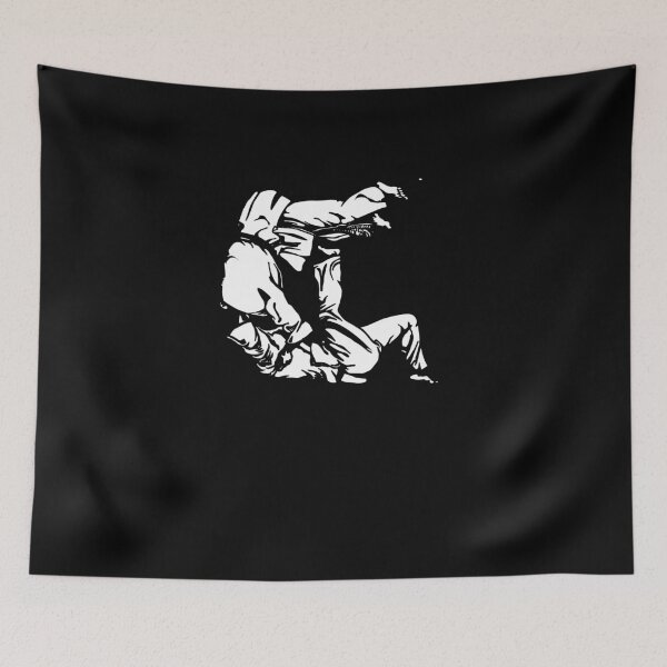 Item preview, Judo Tomoe Nage Design with Judokas designed and sold by RetroMaritalArt.