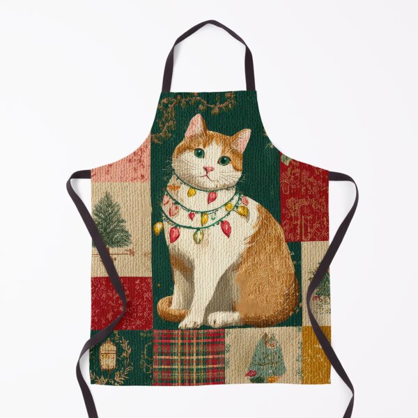 Item preview, Patchwork Xmas Cat designed and sold by scicilysimonee.