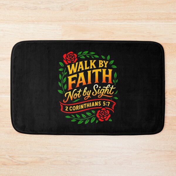 Item preview, 2 Corinthians 5:7 For We Walk By Faith Not By Sight designed and sold by plushism.