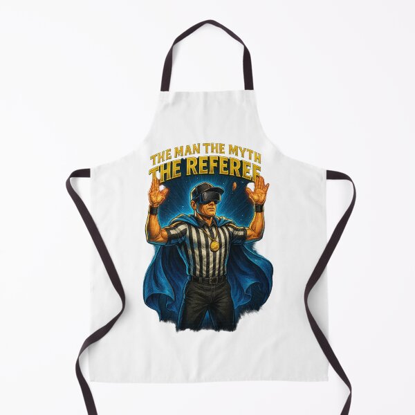 Item preview, Superhero Referee Myth Tee - Cape Touchdown Signal VR Design Sticker designed and sold by GeniePixel.