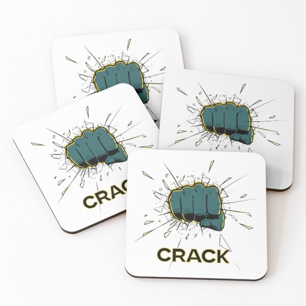 Item preview, Crack! Power Punch Comic Design designed and sold by Kavya Art.