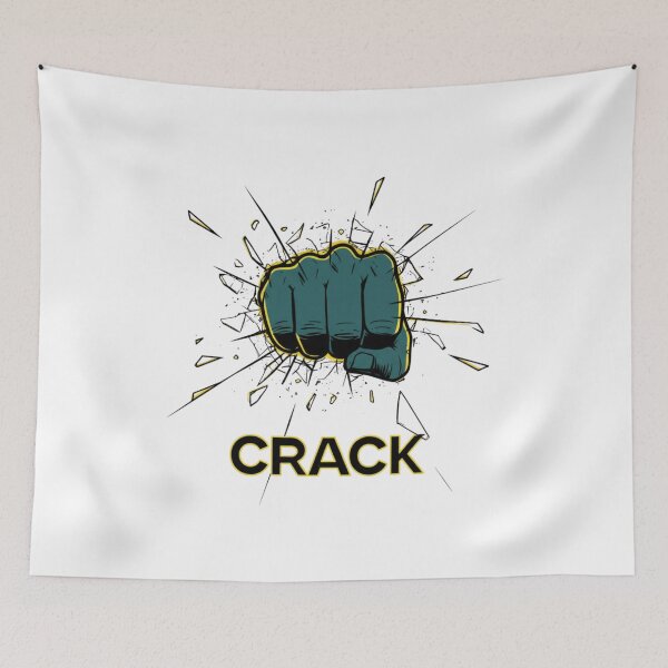 Item preview, Crack! Power Punch Comic Design designed and sold by Kavya Art.