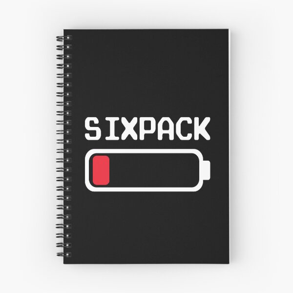 Item preview, Sixpack Design – Funny outfit with low battery indicator designed and sold by RetroMaritalArt.