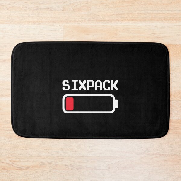 Item preview, Sixpack Design – Funny outfit with low battery indicator designed and sold by RetroMaritalArt.