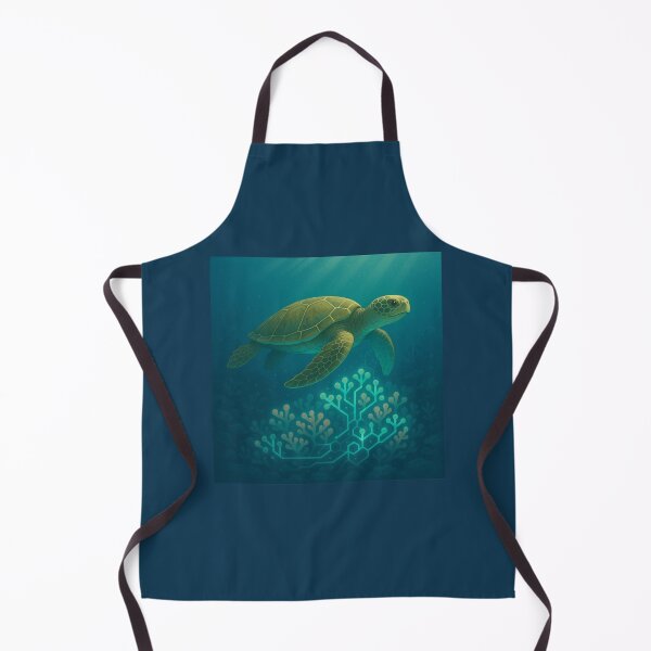 Item preview, The Coral Circuit Turtle – Harmony Beneath the Waves designed and sold by GeoWild Designs.