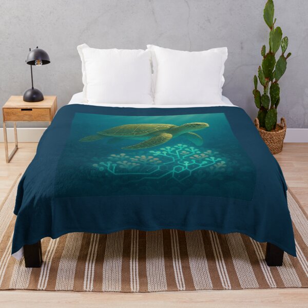 Item preview, The Coral Circuit Turtle – Harmony Beneath the Waves designed and sold by GeoWild Designs.