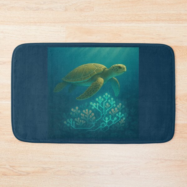 Item preview, The Coral Circuit Turtle – Harmony Beneath the Waves designed and sold by GeoWild Designs.