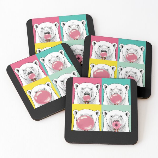 Item preview, Bear Pop Art Bubble Gum Funny Christmas Holiday designed and sold by elderberry.