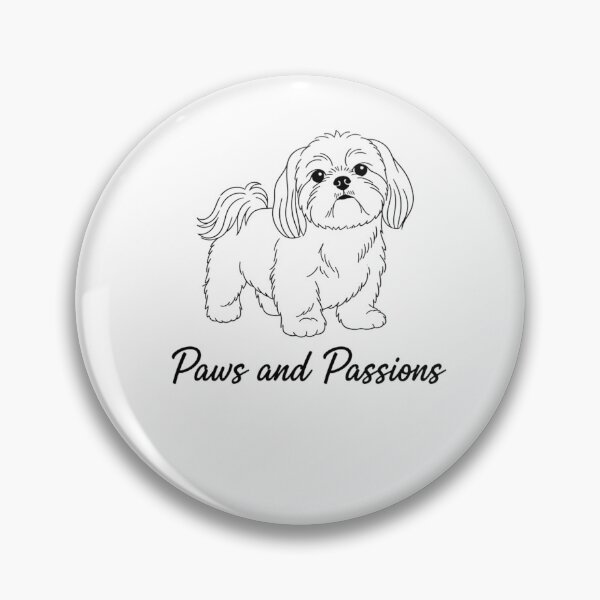 Item preview, Minimalist Shih Tzu Dog Line Art designed and sold by PawsAndPassions.