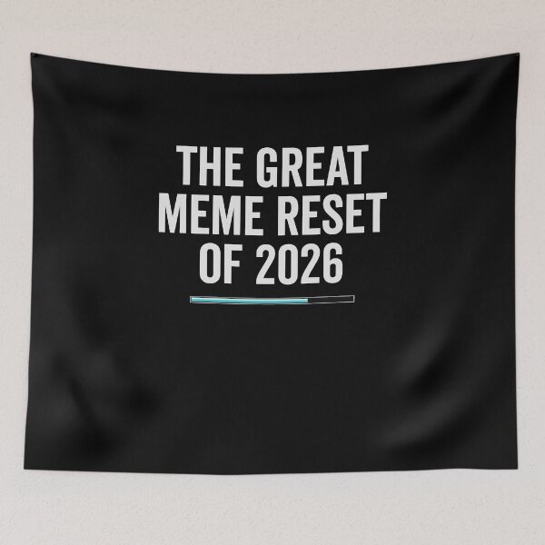 Item preview, Great Meme Reset Of 2026 Funny Internet designed and sold by elderberry.