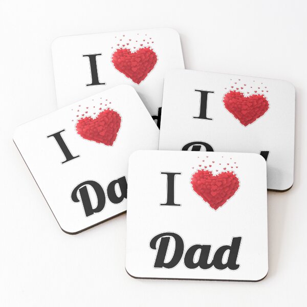 Item preview, I Love Dad Shirt | Heart Design Gift for Dad | GrafiXT Family Collection designed and sold by GrafiXT.
