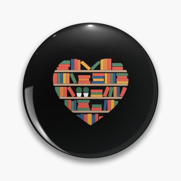 Item preview, Bookshelf Heart Read Reading Gift Cute Literature designed and sold by Idarmotar.
