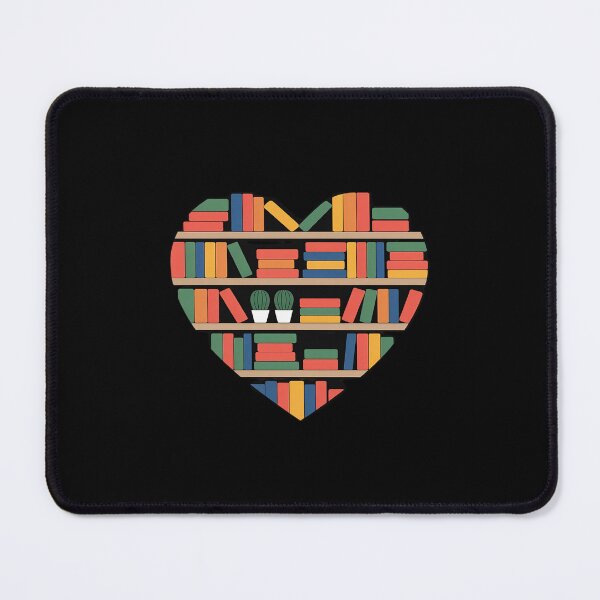 Item preview, Bookshelf Heart Read Reading Gift Cute Literature designed and sold by Idarmotar.