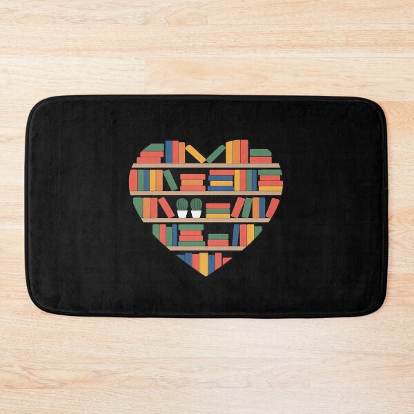 Item preview, Bookshelf Heart Read Reading Gift Cute Literature designed and sold by Idarmotar.