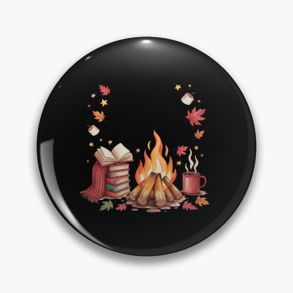 Artikelvorschau, Books Blankets and Bonfires, Cozy Season, Autumn Campfire entworfen und verkauft von Idarmotar.