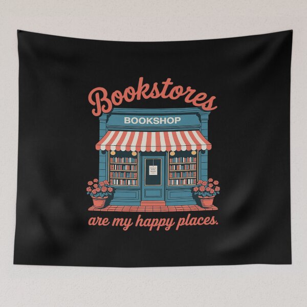 Item preview, Bookstores Are My Happy Places Paisley designed and sold by Idarmotar.