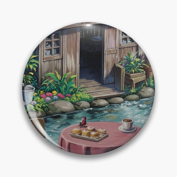 Item preview, A cafe on the riverbank designed and sold by Thecloud5.