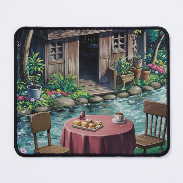 Item preview, A cafe on the riverbank designed and sold by Thecloud5.