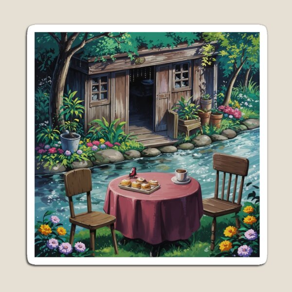 Item preview, Un café a la orilla del río. designed and sold by Thecloud5.