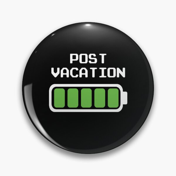 Item preview, Post Vacation Design – Full Battery Indicator designed and sold by RetroMaritalArt.