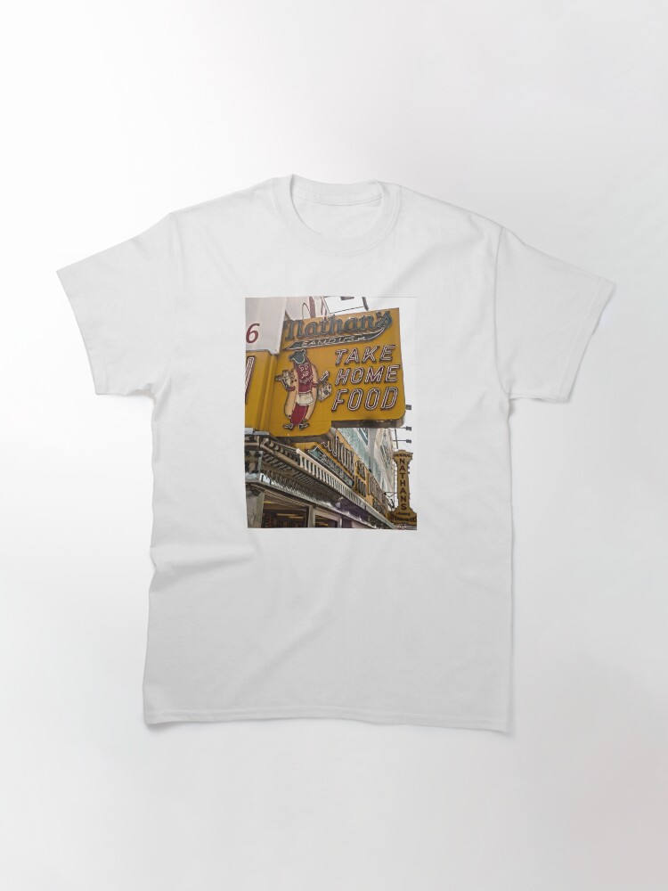 nathans hotdogs shirt