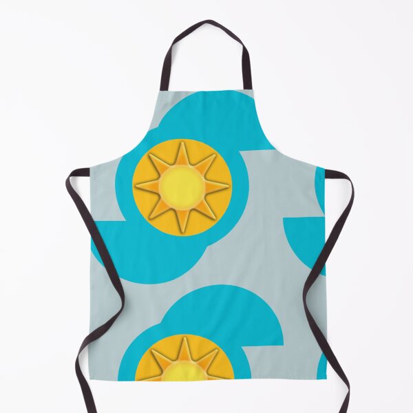 Item preview, Vibrant Yellow Sun Logo with Blue Waves - Modern Abstract Solar Emblem for Stickers & Tees designed and sold by Faali950.