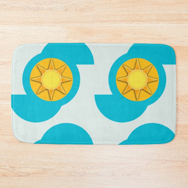 Item preview, Vibrant Yellow Sun Logo with Blue Waves - Modern Abstract Solar Emblem for Stickers & Tees designed and sold by Faali950.