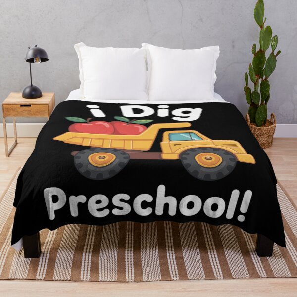 Item preview, Back to School Shirt I Dig Preschool Dump Truck Boys Girls designed and sold by TyraYoung.