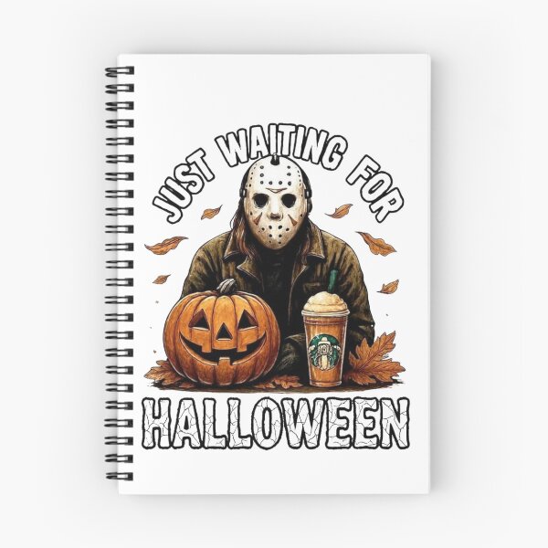 Item preview, Just waiting for Halloween T-Shirt designed and sold by canva-scharmco.