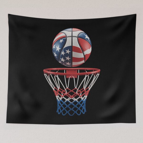Item preview, Basketball American Patriotic 4th Of July US Flag Men Boys designed and sold by TyraYoung.