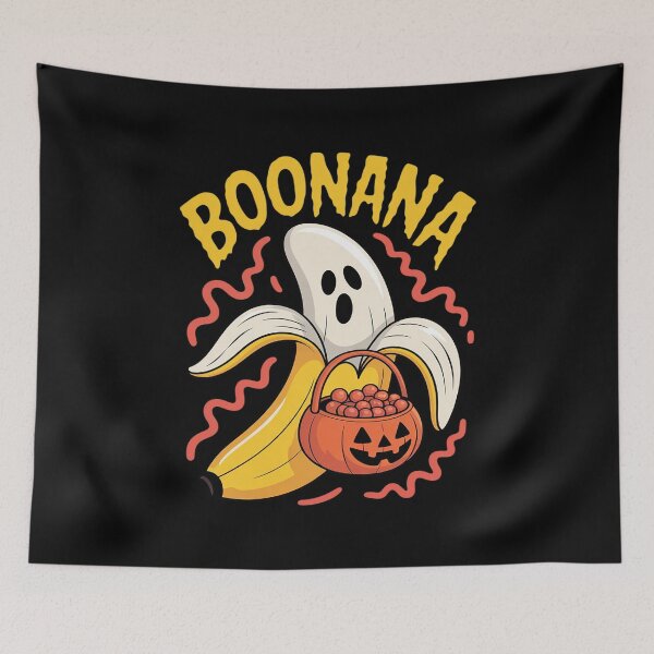 Item preview, Boonana Cute Ghost Banana Halloween designed and sold by Idarmotar.
