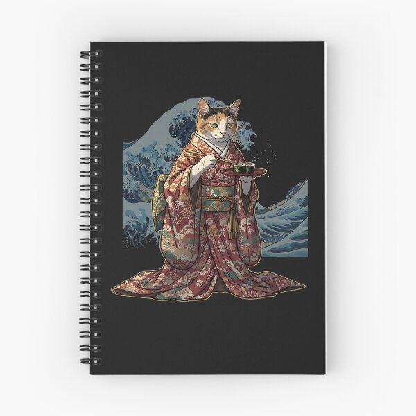 Item preview, Cute Cat Sushi Chef Retro Japanese Art T-Shirt Design  designed and sold by grumpzara.