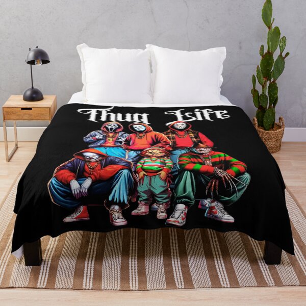 Item preview, Thug Life Horror Movie T-Shirt designed and sold by canva-scharmco.
