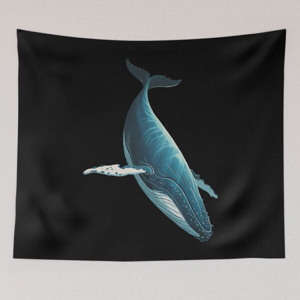 Item preview, Blue Whale Humpback Marine Sea Animal Ocean Save Whales designed and sold by TyraYoung.
