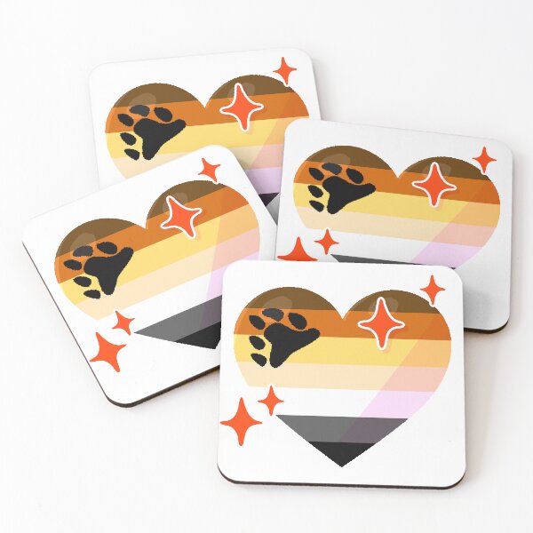 Item preview, Bear Pride heart designed and sold by Queer Media Archive.