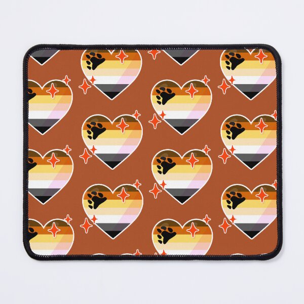 Item preview, Bear Pride heart designed and sold by Queer Media Archive.