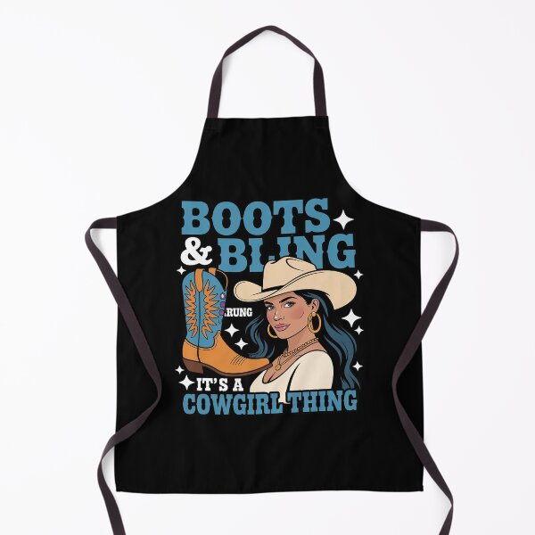 Item preview, Boots & Bling It's A Cowgirl Thing - Black Cowgirl Western designed and sold by Idarmotar.