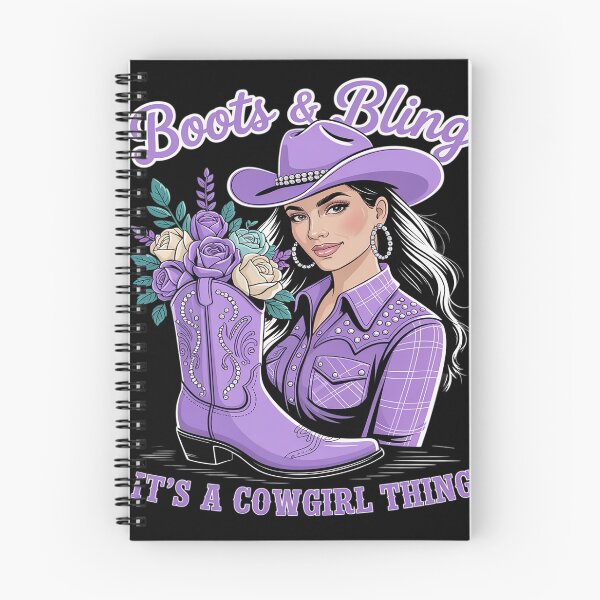 Item preview, Boots and Bling It's a Cowgirl Thing Western Black designed and sold by Idarmotar.